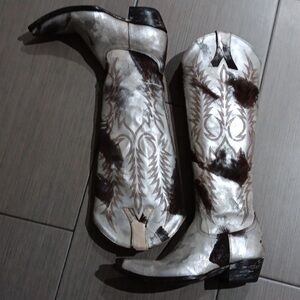 Old Gringo Axtec Metallic Brown/Silver Cowgirl/Cowboy Boots